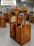 Jual Mimbar Masjid Tarakan Kubah Termurah