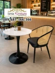 Meja Cafe Kaki Padestal Tunggal