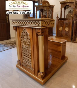 Mimbar Masjid Samarinda Model Minimalis