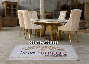 Jual Meja Makan Marmer Samarinda Custom