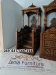 Mimbar Masjid Kupang Tangga Ukir