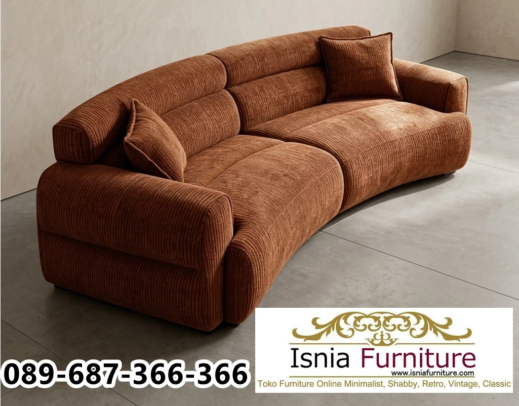 SOFA-COKLATT-ISNIA-FURNI Jual Sofa Modern Jawa Tengah Gaya Retro