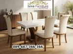 Harga Set Meja Makan Makassar Marmer Minimalis Elegan Kualitas Terbaik