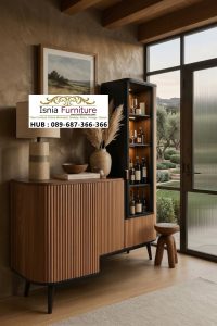 Lemari-Bufet-Samping-Minimalis-Estetik-Aksen-Kayu-200x300 Lemari Bufet Samping Minimalis Estetik Aksen Kayu